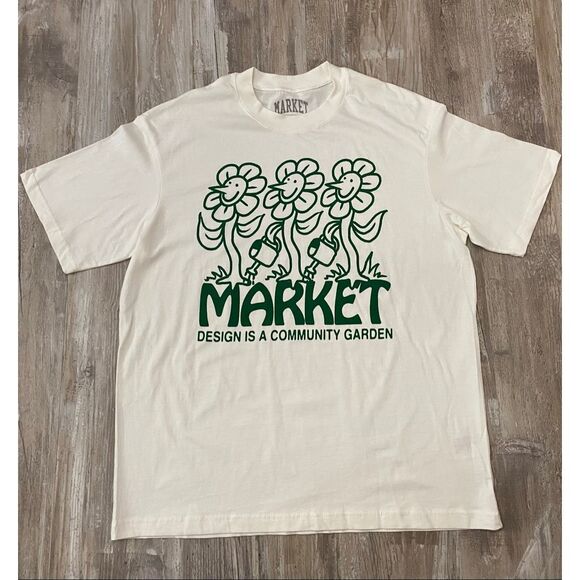 Chinatown Market Design is a Community Garden Flower Shirt Men’s Sz XXL - Picture 1 of 4